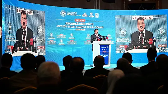 Akçadağ Eğin Mahallesindeki Afet Köy Evleri Sahiplerine Veriliyor