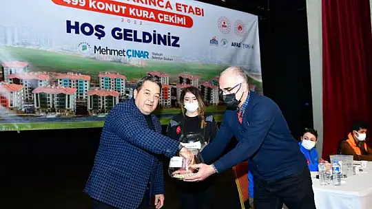 Yakınca Afet Konutlarında 1.Etap Kura Çekimi Yapıldı