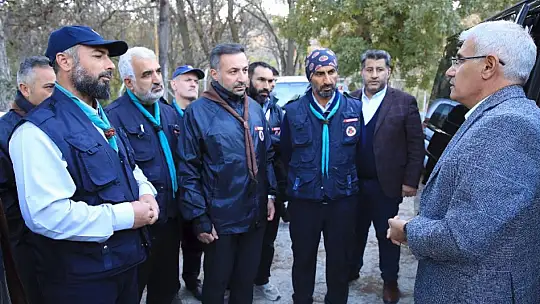 Başkan Güder'den İzcilere Sürpriz Ziyaret