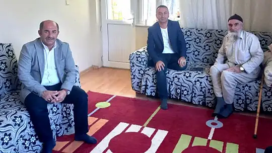Yaşlılar gününde Mustafa Tutuş'a Sürpriz Ziyaret