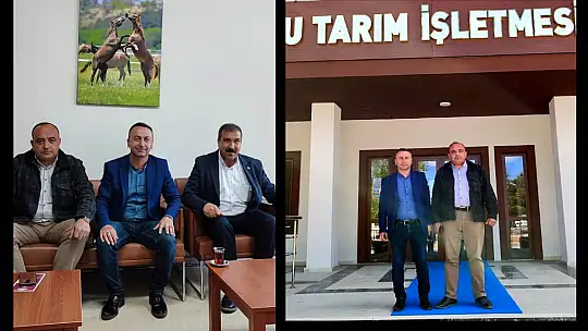 TİGEM Müdürü Öcal'a AKÇADAĞDER'den Hayırlı Olsun Ziyareti