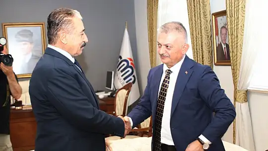 MESOB Başkanı Keskin ve Esnaf Oda Başkanlarından Vali Yazıcı'ya Hayırlı Olsun Ziyareti