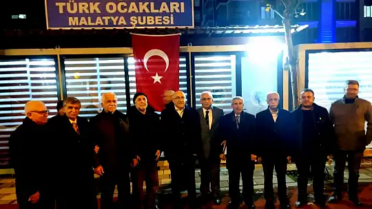 Türk Ocakları Genel Başkanı Prof. Dr. Öz Malatya Türk Ocağına Ziyaret