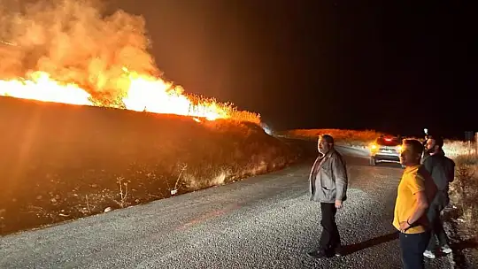 Milletvekili Fendoğlu Akçadağ'da Yangın Bölgesinde