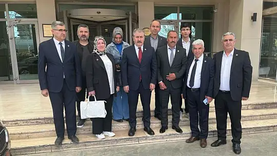 BBP Genel Başkanı Destici'den Başkan Karaman'a Taziye Ziyareti