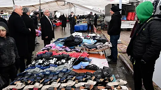Başkan Güder'den Pazarcı Esnafına Ziyaret