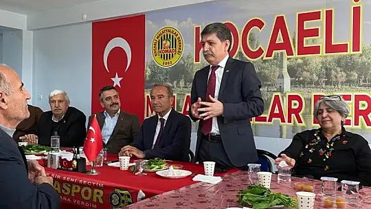 CHP Adayı Kanko ve Arguvan Belediye Bşk Kızıldaş'tan Kocaeli Malatyalılar Derneğine Ziyaret
