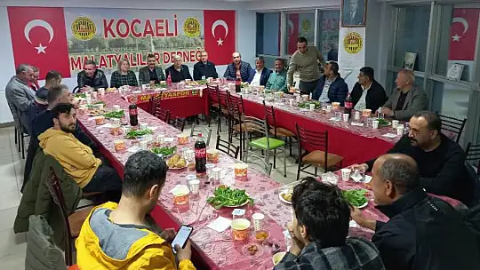Malatyalılar Geleneksel iftar Programında Buluştu