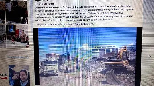 Oda Başkanı İnce'den' Unutulan Esnaf' Tepkisi