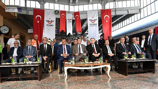 Başkan Gürkan Malatya- Sivas Bölgesel Treni'nin İlk Seferine Uğurlama Töreni'ne katıldı