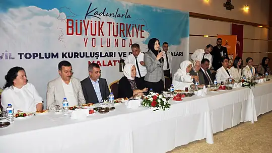 AK Parti Kadın Kollarından Sivil Toplum Kuruluşları ve Basın Buluşması Toplantısı