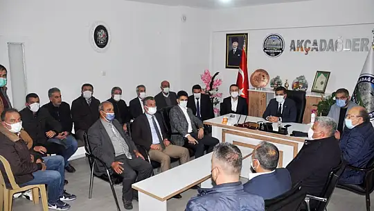Akçadağ İlçe Protokolünden AKÇADAĞDER'e Ziyaret