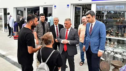 Vali Yazıcı'dan Esnaf Ziyareti
