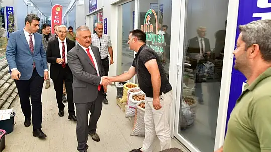 Vali Yazıcı'dan Esnaf Ziyareti