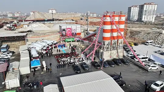 Prof. Dr. Geçit '2.Beton Santralimiz Şehrimize Hayırlı Olsun'