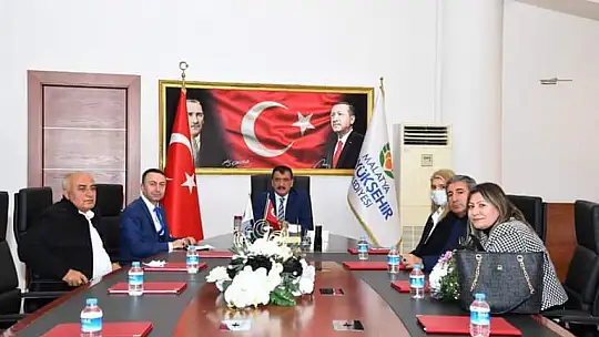 AKÇADAĞDER Heyetinden Başkan Gürkan'a Teşekkür Ziyareti