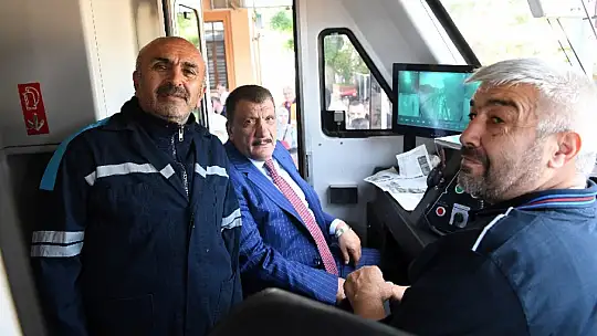 Başkan Gürkan Malatya- Sivas Bölgesel Treni'nin İlk Seferine Uğurlama Töreni'ne katıldı