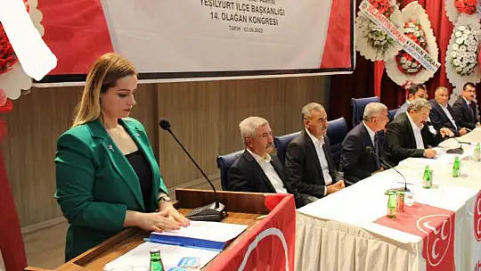 MHP Yeşilyurt İlçe Kongresinde Süleyman Emre Seçildi