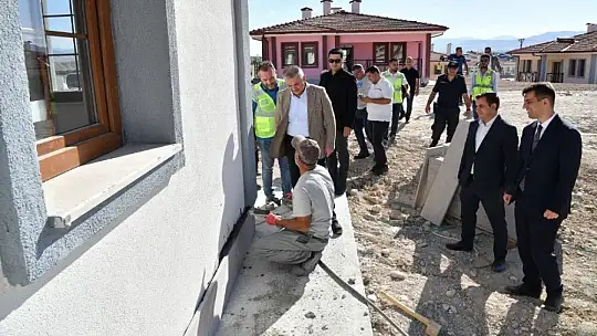 Vali Yazıcı'dan Akçadağ İlçesinde İnceleme Gezisi