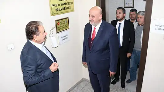 Gelecek Partisi Malatya Heyetinden MESOB'a Ziyaret