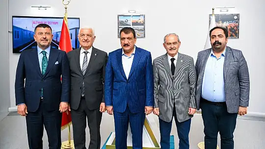 CHP Mv. ve Belediye Başkanlarından Başkan Gürkan'a Ziyareti