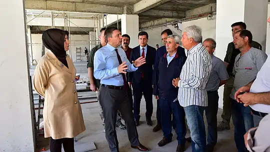 Vali Şahin 'Şehriban Günata Anadolu Lisesi'nde İncelemelerde Bulundu