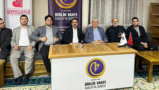 Birlik Vakfı Malatya Şubesi'nden 'İrfan Akademisi' Programı