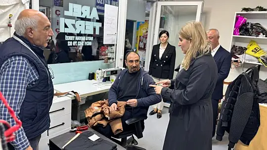 Halkın Vekili Ölmeztoprak'a Esnaflardan Hizmet Teşekkürü