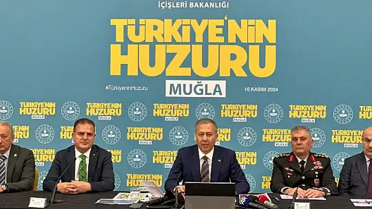 Bakan Yerlikaya'dan Muğla Valiliğine Ziyaret