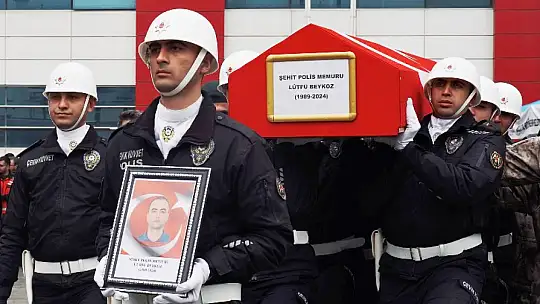 Şehit Polis Memuru Lütfü Beykoz Örückü'de Son Yolculuğuna Uğurlandı
