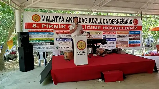 Malatya Akçadağ Kozluca Derneğinden 8. Geleneksel Piknik Şenliği