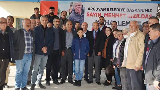 Başkan Kızıldaş'a Mahalle Ziyaretlerinde Yoğun İlgi