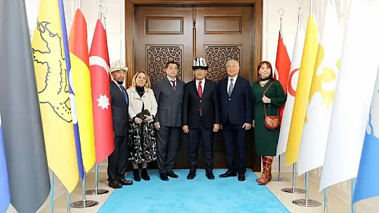 Kırgızistan Heyetinden Başkan Güder'e Kardeşlik Ziyareti