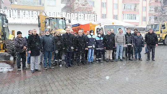 Battalgazi Belediyesi Karla Mücadelede Başarılı