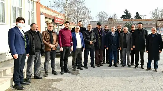 Başkan Çınar'dan Nakliyatçılar Derneği İle Mobilyacılar Esnaf Odasına Ziyaret