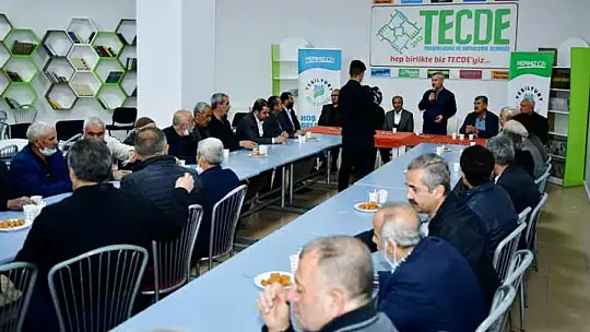 Tecde Halkından Başkan Çınar'a Hizmet Teşekkürü