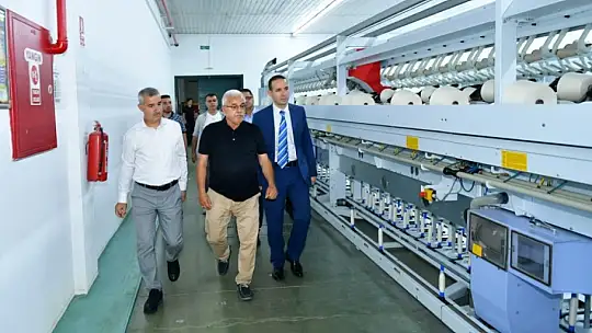 Kaymakam Uğurlu İle Başkan Çınar, OSB. Fabrikalarına Ziyaret