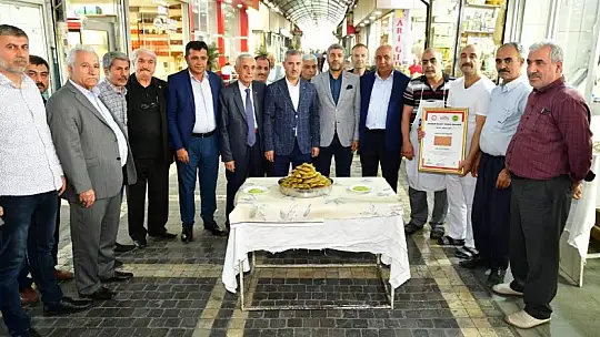 Malatya Yassı Kadayıfı'na Coğrafi İşaret Tescil Belgesi