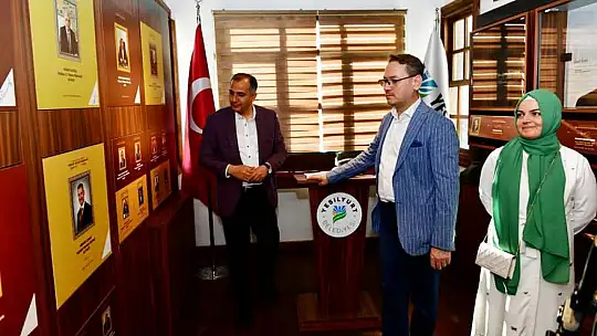 Başkan Çınar, İstanbul Başakşehir Belediye Bşk. Yasin Kartoğlu'nu Misafir Etti