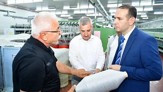 Kaymakam Uğurlu İle Başkan Çınar, OSB. Fabrikalarına Ziyaret