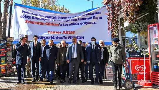 Başkan Gürkan'a Sürgü'de Coşkulu Karşılama