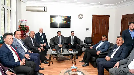 Başkan Gürkan'dan Doğanşehir Kaymakamlığına Ziyaret