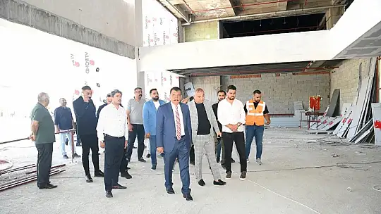 Başkan Gürkan YİMPAŞ Binasında İncelemelerde Bulundu
