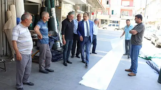 Keskin'den esnaflara bayram tebriği ziyareti