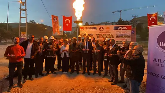Arapgir İlçesinde Doğalgaz Sevinci