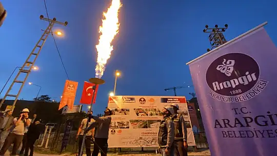 Arapgir İlçesinde Doğalgaz Sevinci