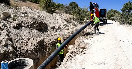 Akçadağ Gürkaynak'a Kanalizasyon Sorunu Çözüldü