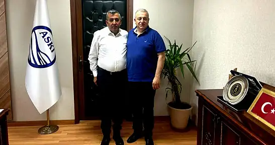 MASTÖF Başkanı Yıldız'dan ASKİ Genel Müdür Yrd. Mert'e Ziyaret
