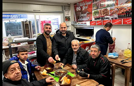 2025 Yılının İlk Esnaf Kahvaltısı Usta'nın Yerinde Yapıldı