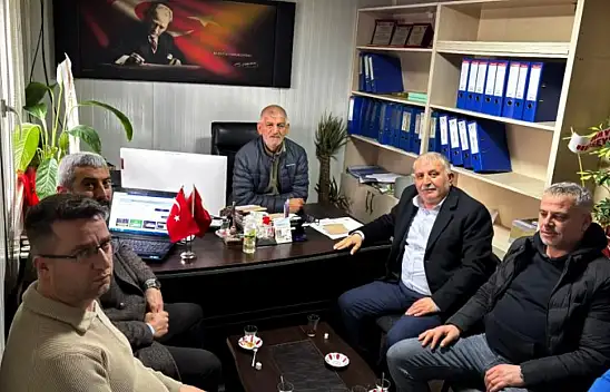 AK Parti Doğanşehir İlçe Heyetinden Başkan Rıfat Topal'a Ziyaret